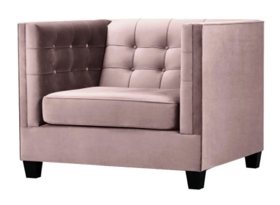 Armchair Chesterfield Textile Fabric Creative Furniture new Modern Living room Purple